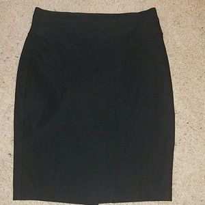 Black pencil skirt